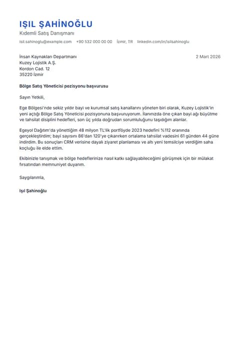Lapis ön yazı şablonunun örnek içerikli önizlemesi